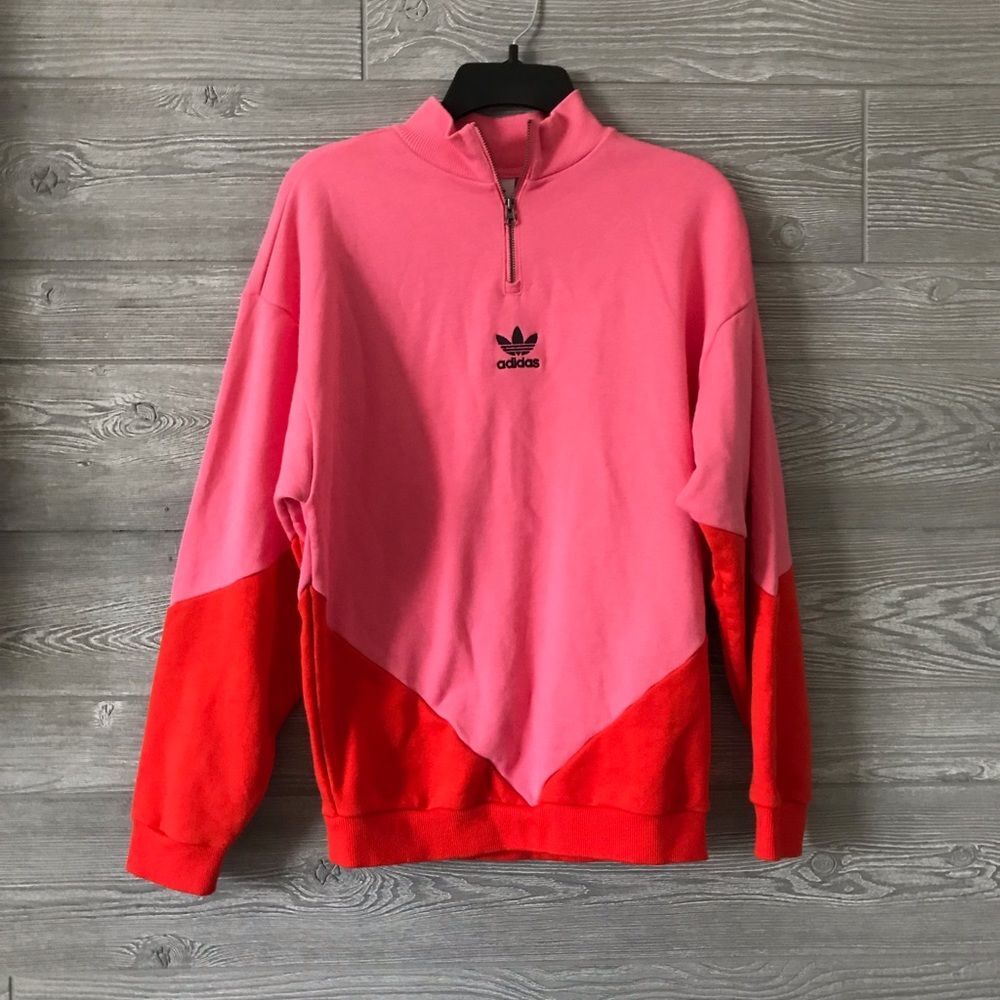 Size xsmall Adidas half zip sweatshirt xs